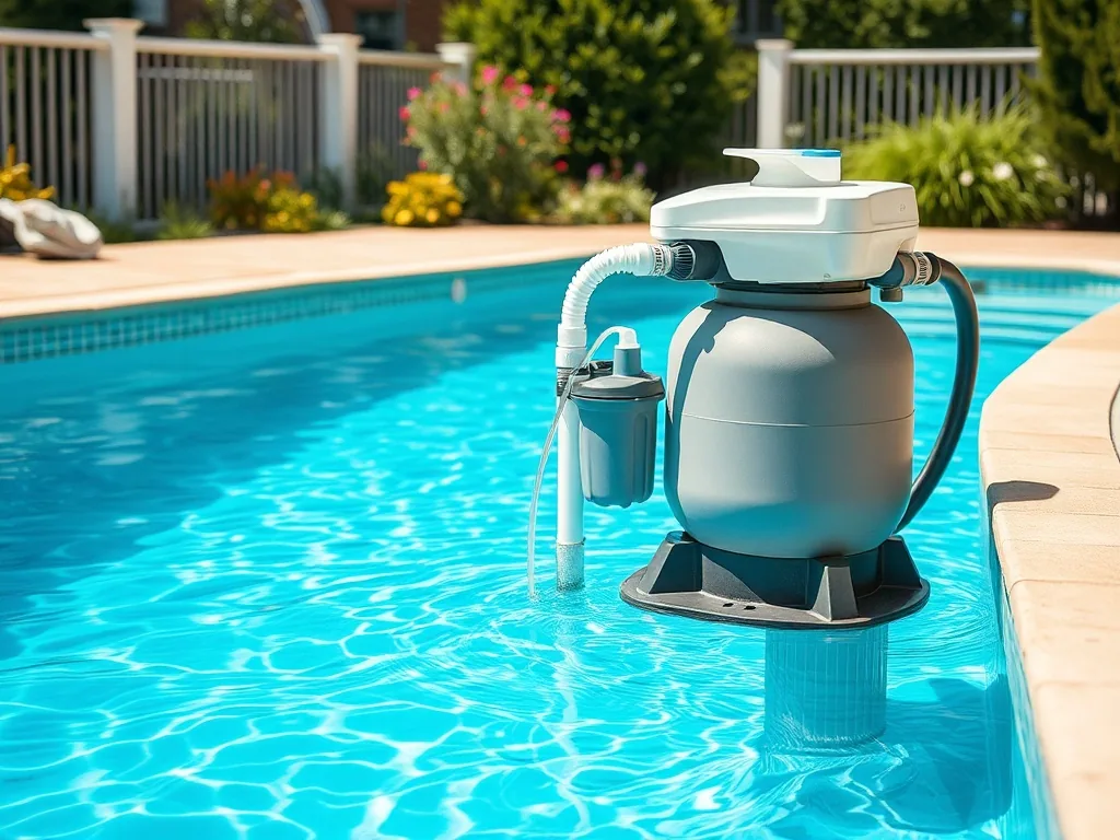 Kit complet de filtration piscine au sel avec pompe, filtre à sable et électrolyseur raccordé dans un local technique ordonné