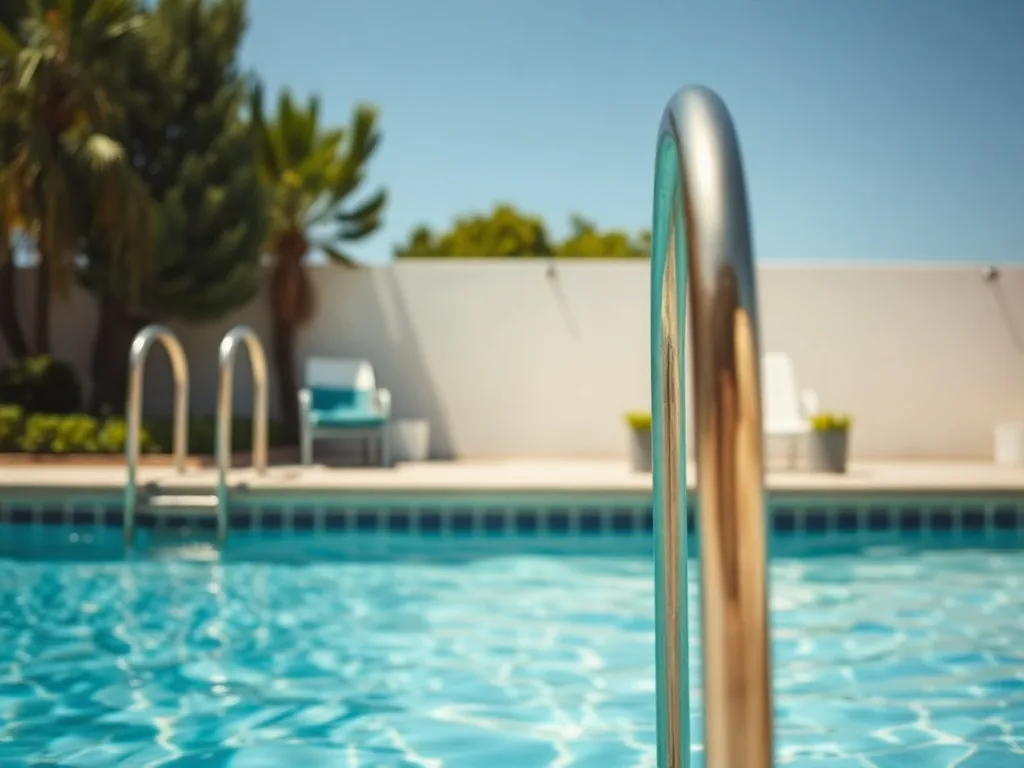 Local technique de piscine enterré en béton avec pompe de filtration, filtre à sable et tableau électrique