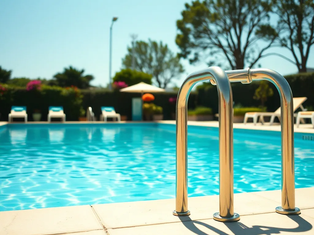 Vanne multivoie de piscine démontée avec son joint étoile craquelé posé à côté, local technique en arrière-plan