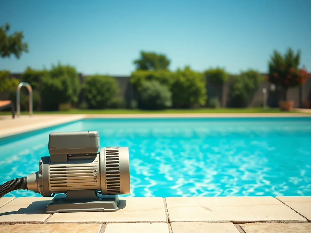 Tuyaux PVC rigides et raccords posés au sol avant montage d'une pompe de piscine